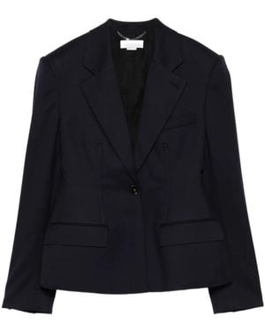 Stella McCartney Single-Button Tailored Blazer - Blue