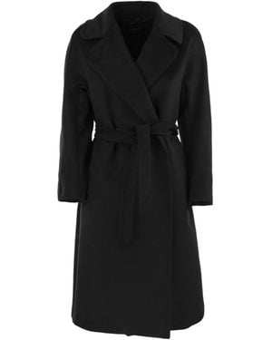 コート WEEKEND MAX MARA Woman Coat Black 2425016092600 013 Wool coat black | Max Mara