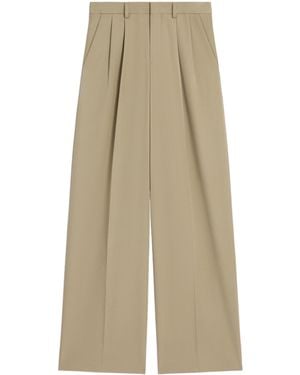 Celine Pleated Trousers - Natural