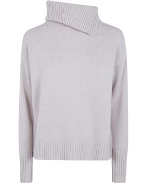 Anneclaire Turtle Neck Sweater - Gray