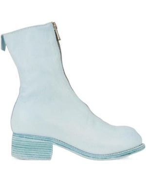 Guidi Pl2 Zipper Boots - Blue
