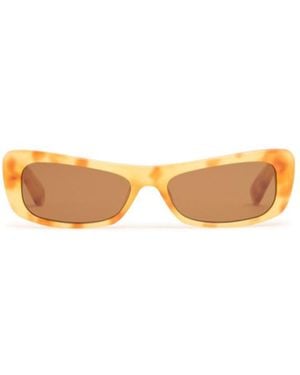 Jacquemus Full Frame Sunglasses - Natural
