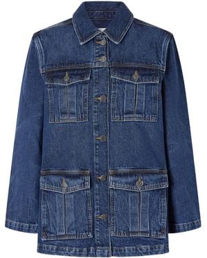 FRAME Multipocket Denim Jacket - Blue