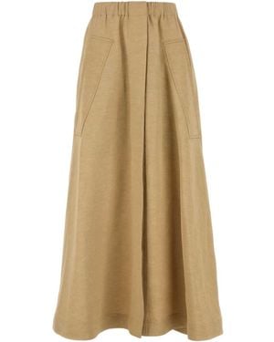 Co. Parachute Maxi Skirt - Natural