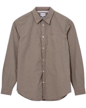 Norse Projects Plaid Shirt - Brown