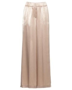 Peserico Aurea Wide-Leg Pants - Natural