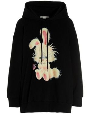 Stella McCartney Lunar New Year Drawstring Jersey Hoodie - Black