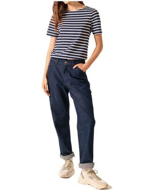 Saint James Levant Breton Shirt - Blue