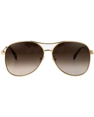 Fendi Eyewear Pilot Frame Sunglasses - Multicolor
