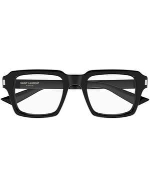 Saint Laurent Square-Frame Glasses - White