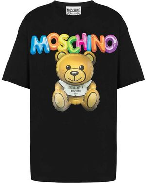 Moschino Teddy Bear Printed T-Shirt - Black