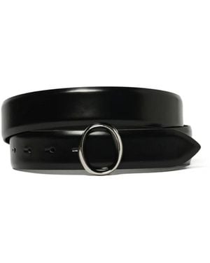 Orciani Belt With Circular Buckle - Black