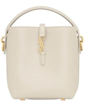 Saint Laurent Le 37 Mini Tote Bag - White