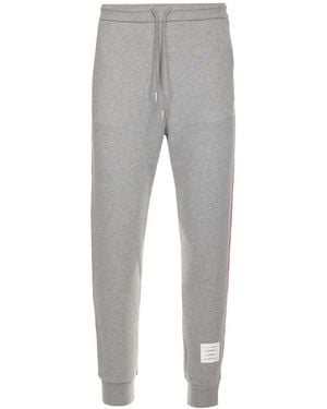 Thom Browne Logo Joggers - Grey
