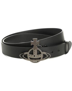 Vivienne Westwood Logo-Plaque Buckle Belt - Multicolour