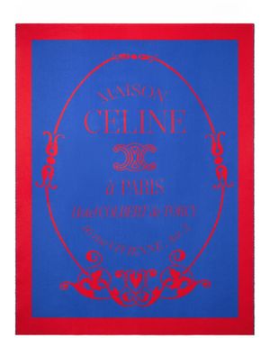 Celine Wool And Cashmere Blankets - Blue