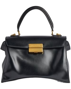 Balenciaga Hourglass Avenue Top Handle Bag Small - Black