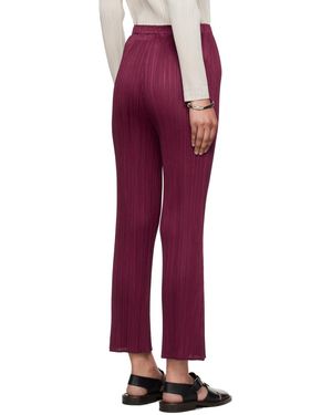 Pleats Please Issey Miyake May Pants - Red