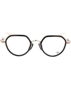 Chrome Hearts Full-Rimmed Plano Lenses - Black