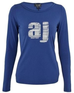 Armani Jeans Logo T-Shirt - Blue