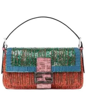 Fendi Baguette Shoulder Bag - Blue