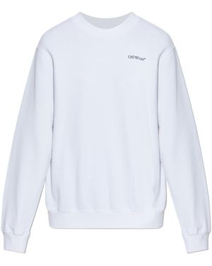 Off-White c/o Virgil Abloh Arrow Glowing Flower Sweatshirt - White