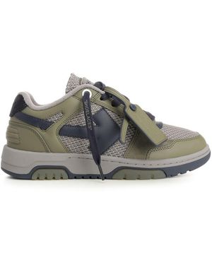 Off-White c/o Virgil Abloh Out Of Office Lace-Up Trainers - Grey