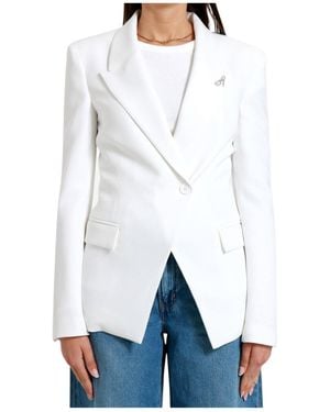 Aniye By Long-Sleeved Suit Jacket - White
