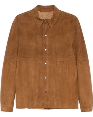 Salvatore Santoro Long Sleeve Casual Jacket - Brown