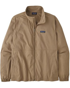 Patagonia M's Nomader Zip-Up Logo-Patch Jacket - Brown
