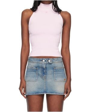 Courreges Courrèges Heritage Knitted Vest - Blue