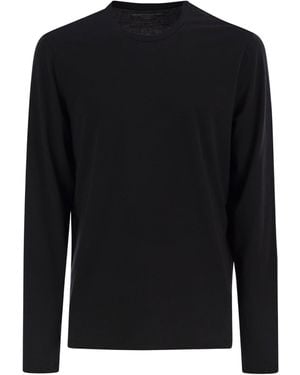 Majestic Filatures Majestic Slim Fit Crew Neck T-Shirt - Black