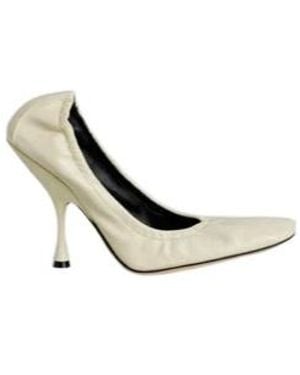 Phoebe Philo Pucker High Heels - White