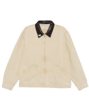 Carne Bollente Polo-Collar Zip-Fastening Jacket - Natural