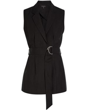 Rag & Bone Sleeveless Suit Vest - Black