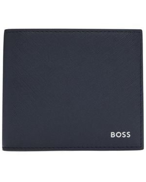 BOSS Logo Wallet - Blue