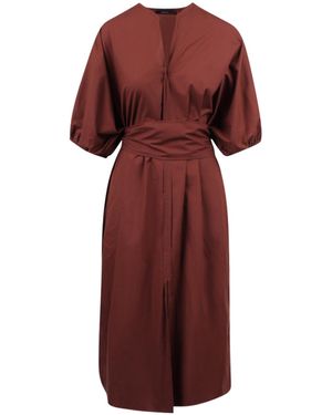 Soeur Alger Midi Dress - Red
