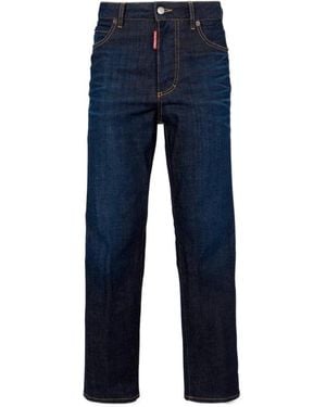 DSquared² Dark Urban Boston Jeans - Blue