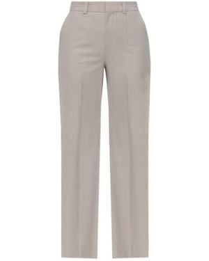 Victoria Beckham Creased Trousers - Grey
