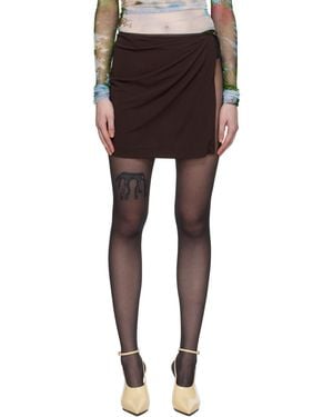 Christopher Esber Wrapped Mini Skirt - Multicolour