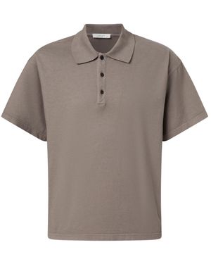 The Row Short Sleeve Polo Shirtrt - Grey