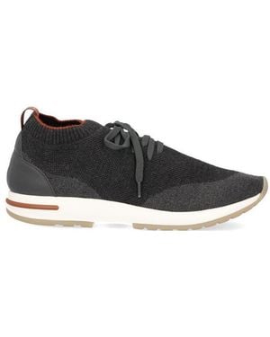 Loro Piana Flexy Walk Trainers - Black