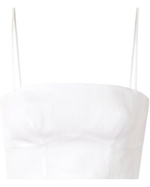 Gabriela Hearst Spaghetti Strap Suspenders - White