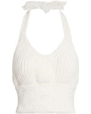 Jacquemus Crop Top - White