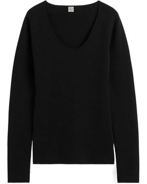 TOTEME Long-Sleeved Knitwear - Black