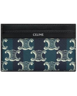 Celine Medium Card Holder - Blue