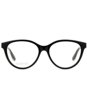 Gucci Eyewear Cat Eye Frame Glasses - White