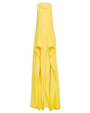 Alaïa Ruffled Maxi Dress - Yellow