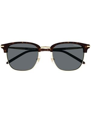 Montblanc Eyewear Square Frame Sunglasses - Multicolour