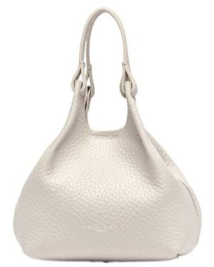 Gianni Chiarini Dua Textured Tote Bag - White